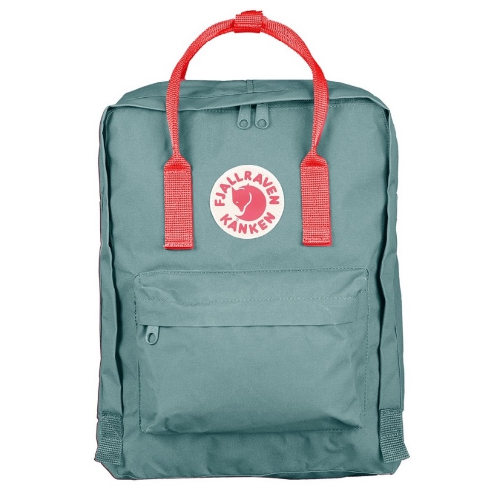 FJALLRAVEN KANKEN CLASSIC FROST GREEN &PEACH PINK